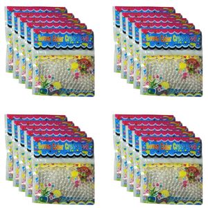 خاک ژله ای مدل  کریستالی شفاف وزن 3 گرم بسته 20 عددی